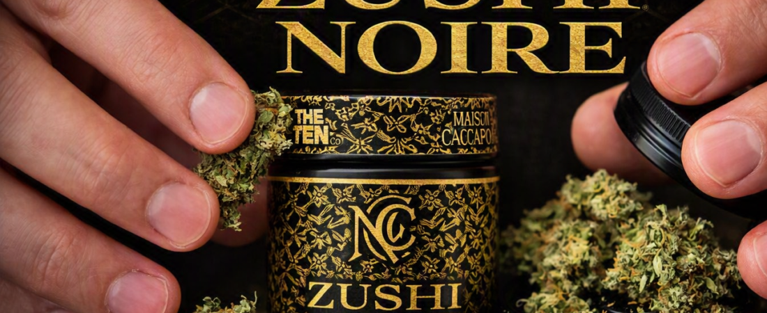 Zushi Noire (Black Zushi) Review | Maison O Caçapo × The Tenco Paris‑Fornia Herbe de Luxe 2026 Exotic Strain